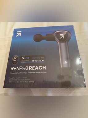 NIB RENPHO Handheld Massager -Cordless, Rechargeable, Portable